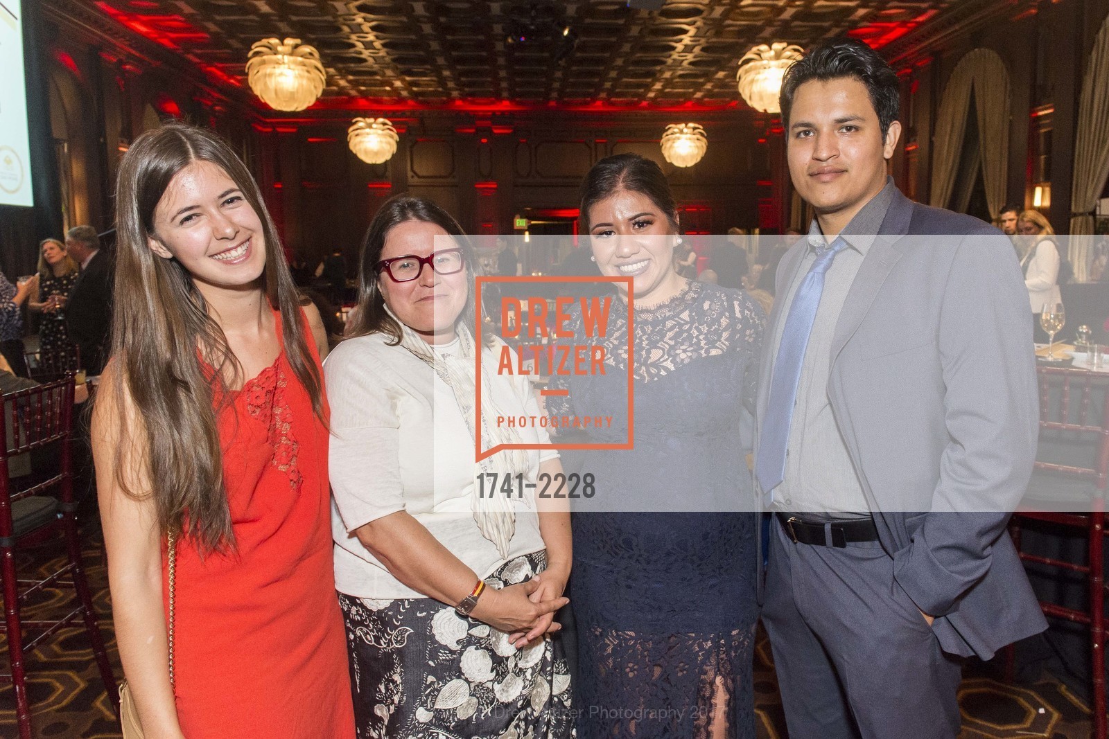 Julia Conley, Maria Grace, Allana Argueta, Salvador Perez, Holy Family Day Home Casino Night 2017, Julia Morgan Ballroom, May 18th, 2017, Photo #1741-2228 Julia Conley, Maria Grace, Allana Argueta, Salvador Perez, Photo #1741-2228