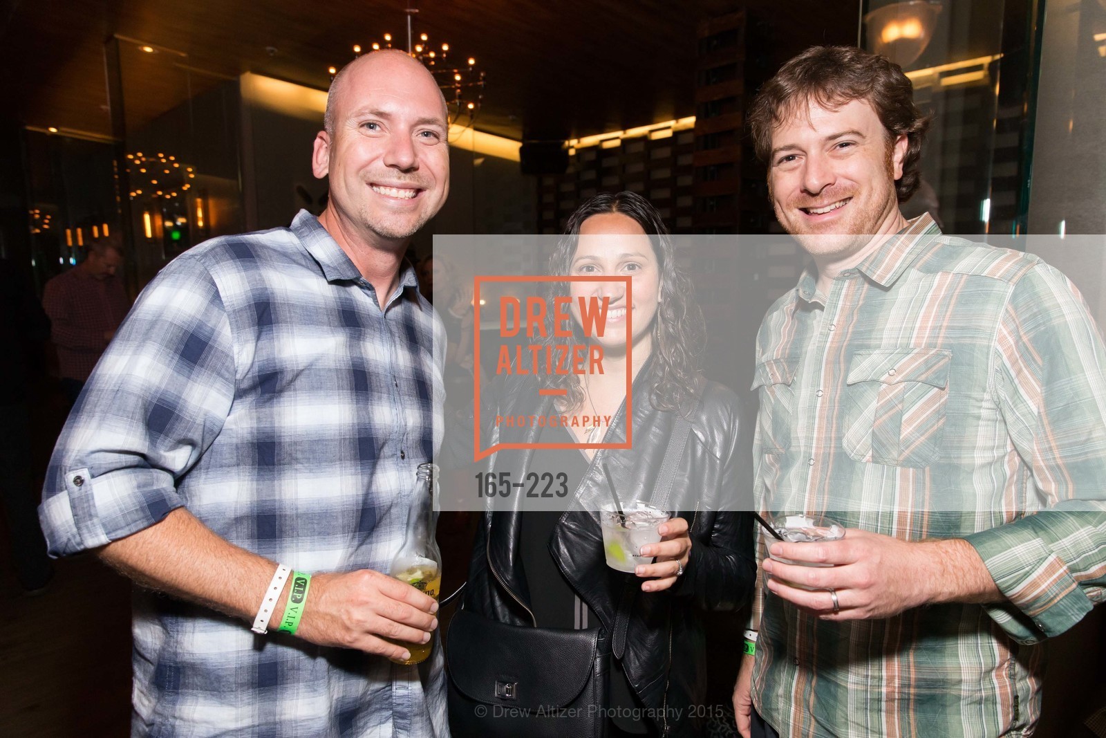Brian White, Yolanda Manzone, Nick Dor, Gucci & Vogue Dinner, 60 6th St, San Francisco. 60 6th St, San Francisco, August 8th, 2015, Photo #165-223 Brian White, Yolanda Manzone, Nick Dor, Photo #165-223