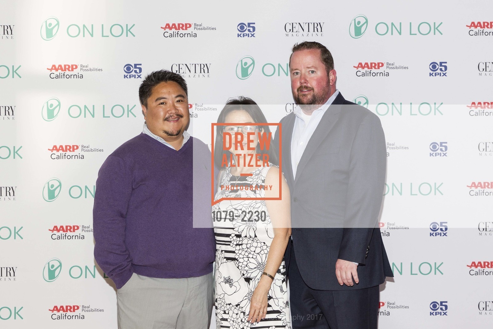 Chris Wu, Vi Tran, Jack Lindstrom, On Lok Celebrates! 2017, Bently Reserve. 301 Battery St., San Francisco, CA 94111, May 19th, 2017, Photo #1079-2230 Chris Wu, Vi Tran, Jack Lindstrom, Photo #1079-2230