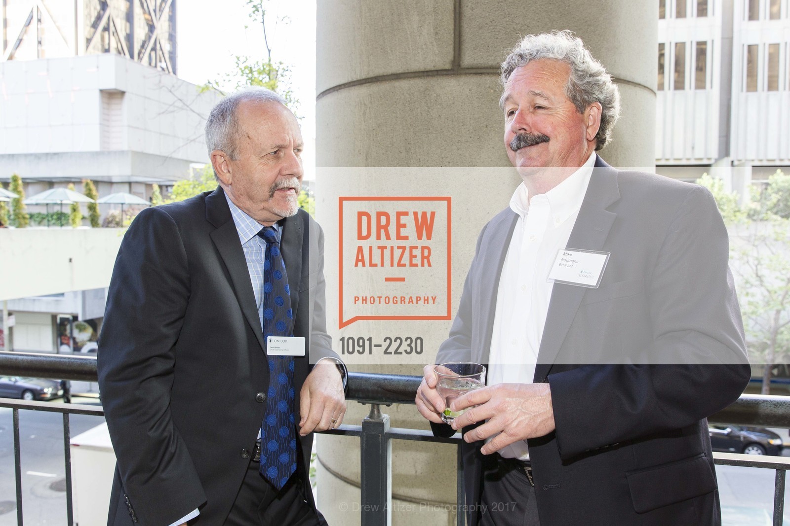 David Nolan, Mike Neumann, On Lok Celebrates! 2017, Bently Reserve. 301 Battery St., San Francisco, CA 94111, May 19th, 2017, Photo #1091-2230 David Nolan, Mike Neumann, Photo #1091-2230
