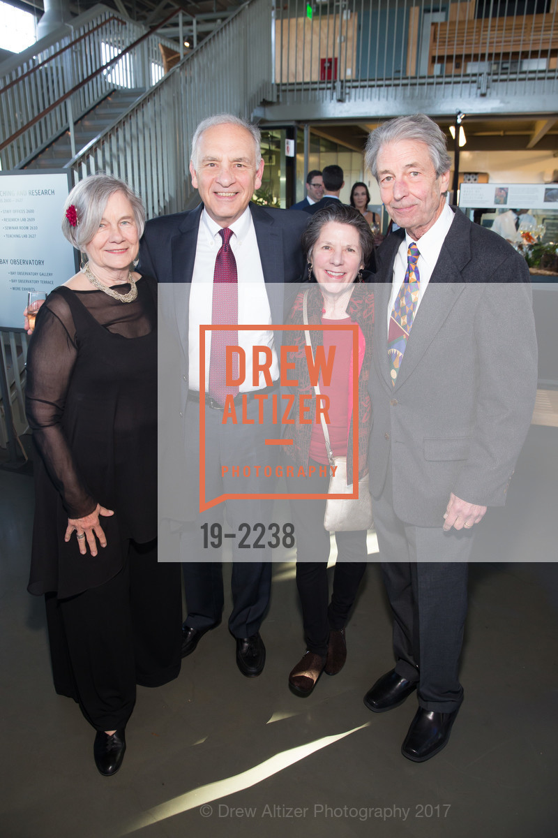 Sandra Hobson, Vince Ricci, Jean Ricci, Charles Hobson, Party at the Piers Exploratorium Spring Gala: Phenomenal, Exploratorium. Pier 15, San Francisco CA 94111, May 17th, 2017, Photo #19-2238 Sandra Hobson, Vince Ricci, Jean Ricci, Charles Hobson, Photo #19-2238