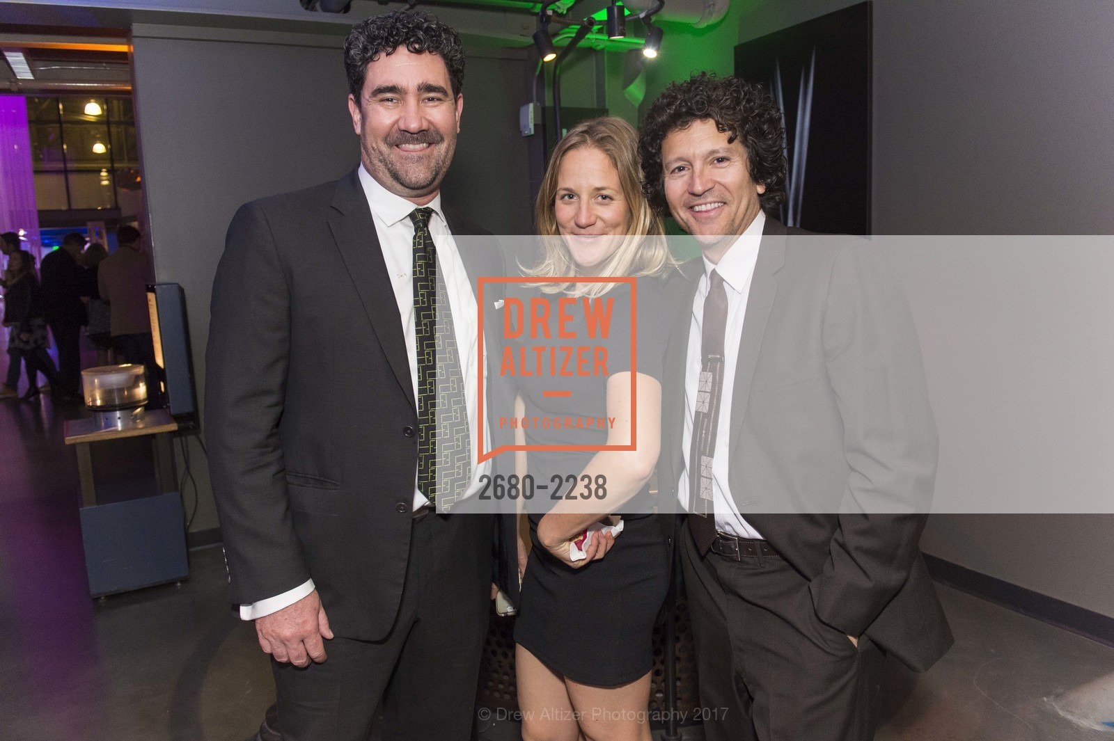 Brian Scheyer, Sandra Fernandez, Joe Gatti, Party at the Piers Exploratorium Spring Gala: Phenomenal, Exploratorium. Pier 15, San Francisco CA 94111, May 17th, 2017, Photo #2680-2238 Brian Scheyer, Sandra Fernandez, Joe Gatti, Photo #2680-2238