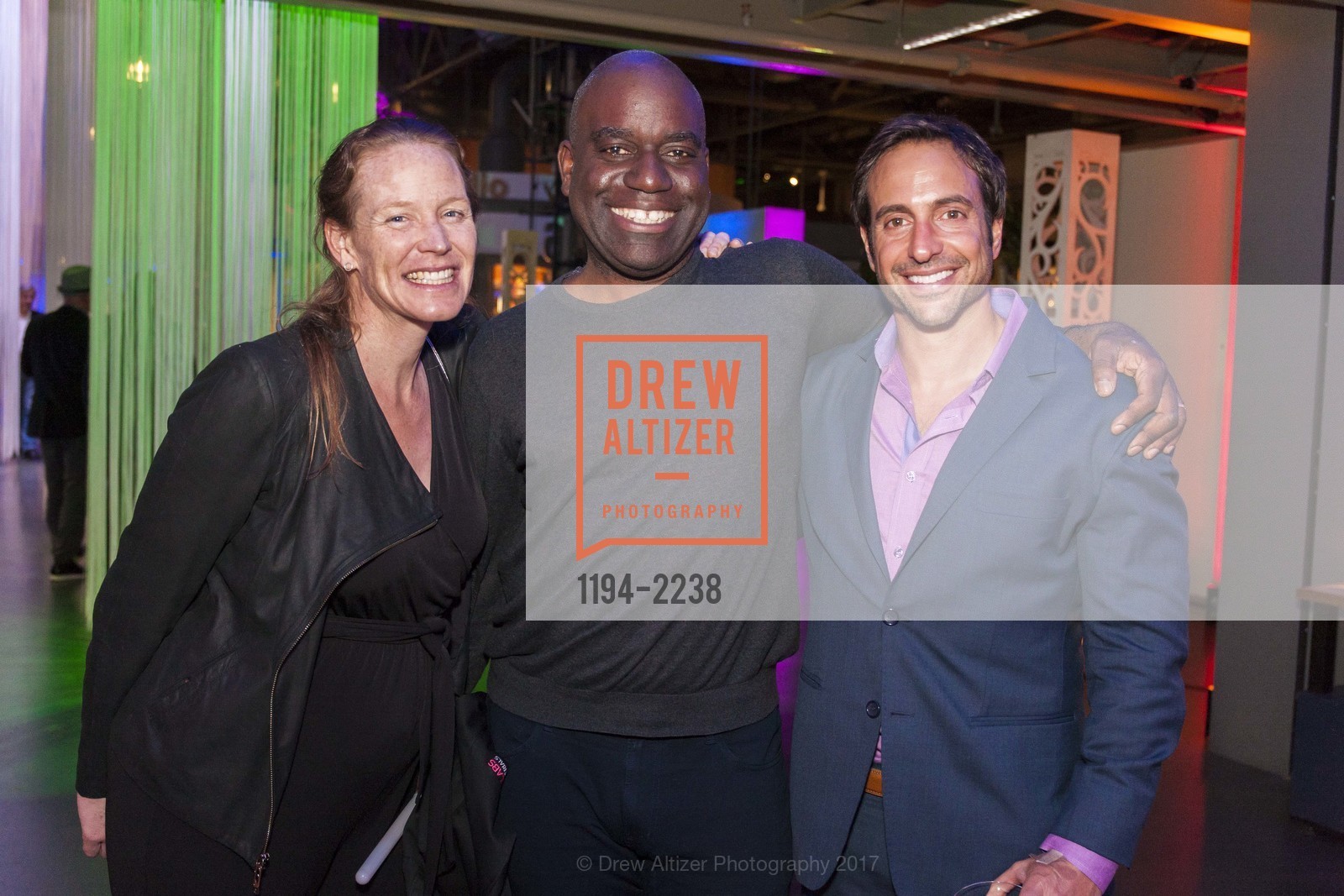 Minnie Ingersoll, Felix Djeckam, Ian Prager, Party at the Piers Exploratorium Spring Gala: Phenomenal, Exploratorium. Pier 15, San Francisco CA 94111, May 17th, 2017, Photo #1194-2238 Minnie Ingersoll, Felix Djeckam, Ian Prager, Photo #1194-2238