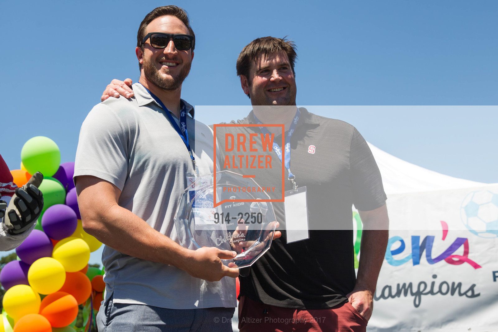 Joe Staley, Eric Heitmann, Children's Champions 2017, Cartan Athletic Fields, May 20th, 2017, Photo #914-2250 Joe Staley, Eric Heitmann, Photo #914-2250