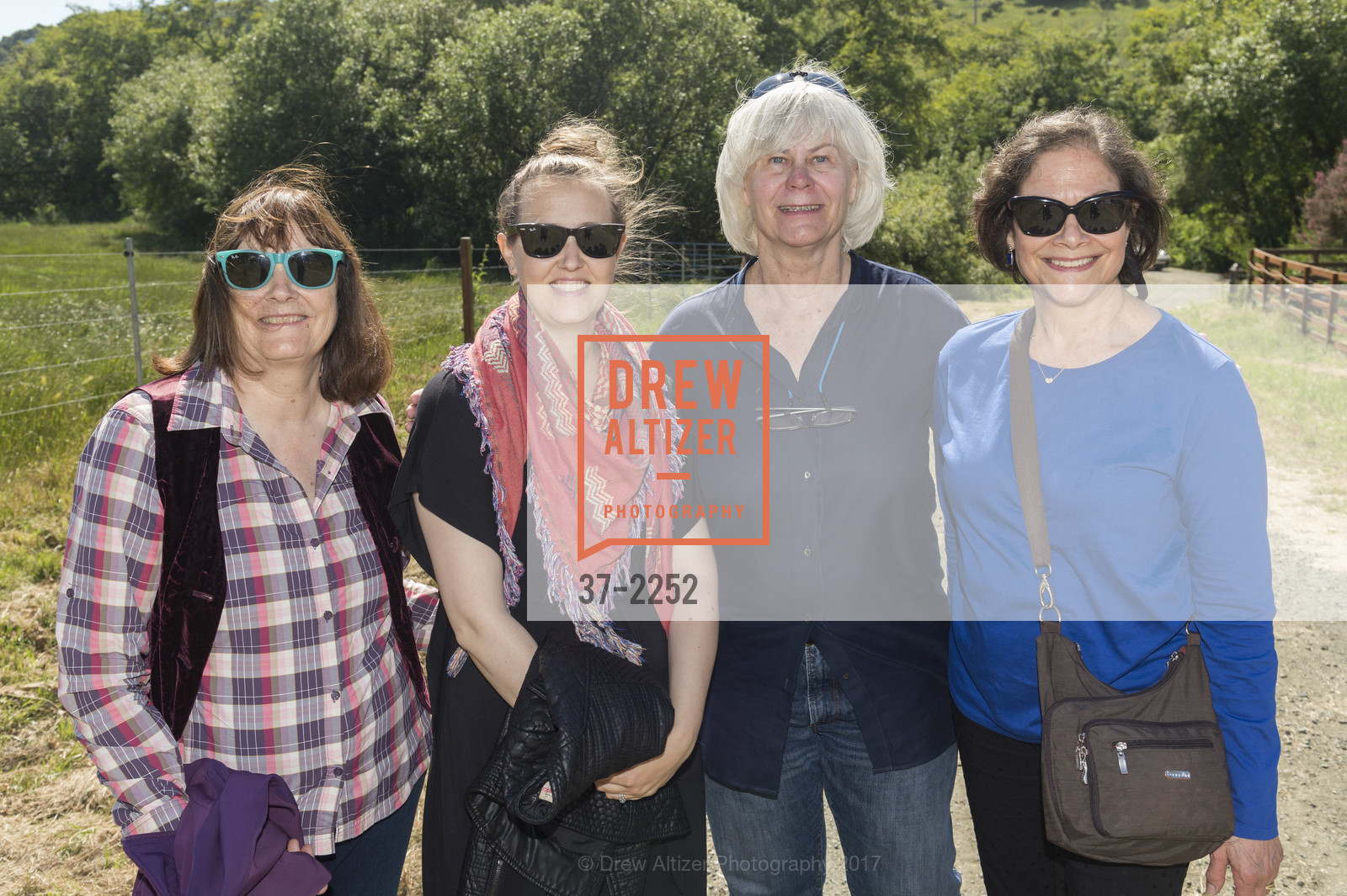 Lauren Ranz, Adrienne Matheson, Carol Jensen, Joanne Backman, Save the Redwoods League Canopy Club Annual Dinner 2017, TomKat Ranch, May 20th, 2017, Photo #37-2252 Lauren Ranz, Adrienne Matheson, Carol Jensen, Joanne Backman, Photo #37-2252