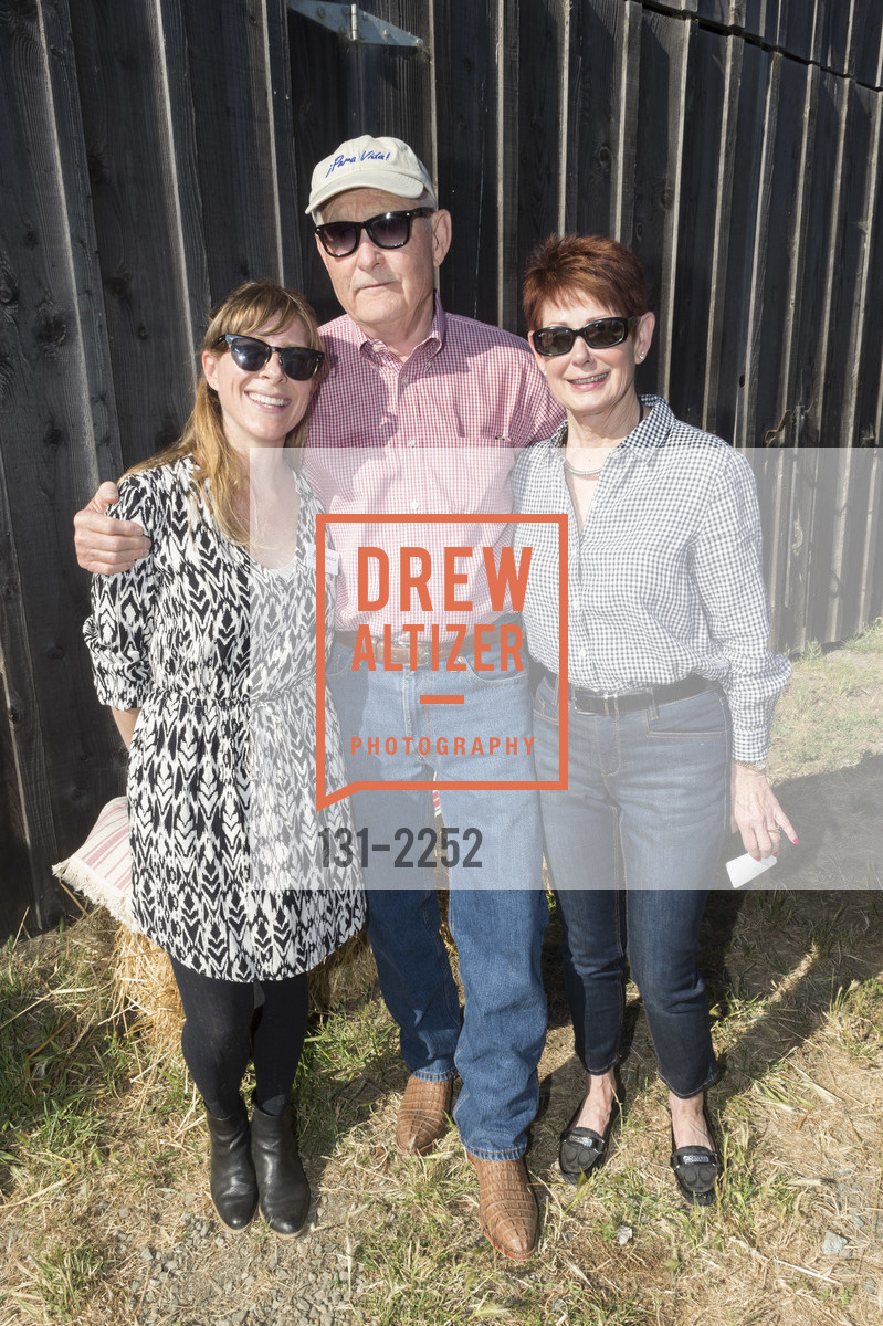 Jessica Neff, Helge Bruckner, Renee Bowler, Save the Redwoods League Canopy Club Annual Dinner 2017, TomKat Ranch, May 20th, 2017, Photo #131-2252 Jessica Neff, Helge Bruckner, Renee Bowler, Photo #131-2252