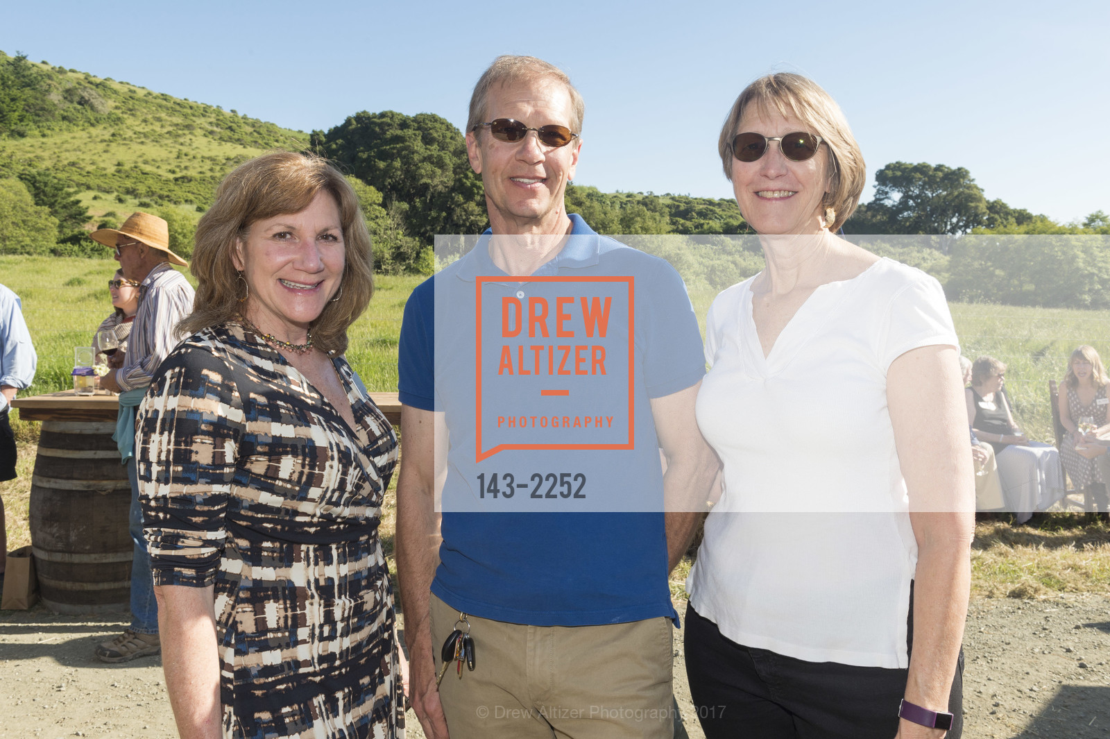 Suzanne Molas, David Mahler, Alette Mahler, Save the Redwoods League Canopy Club Annual Dinner 2017, TomKat Ranch, May 20th, 2017, Photo #143-2252 Suzanne Molas, David Mahler, Alette Mahler, Photo #143-2252