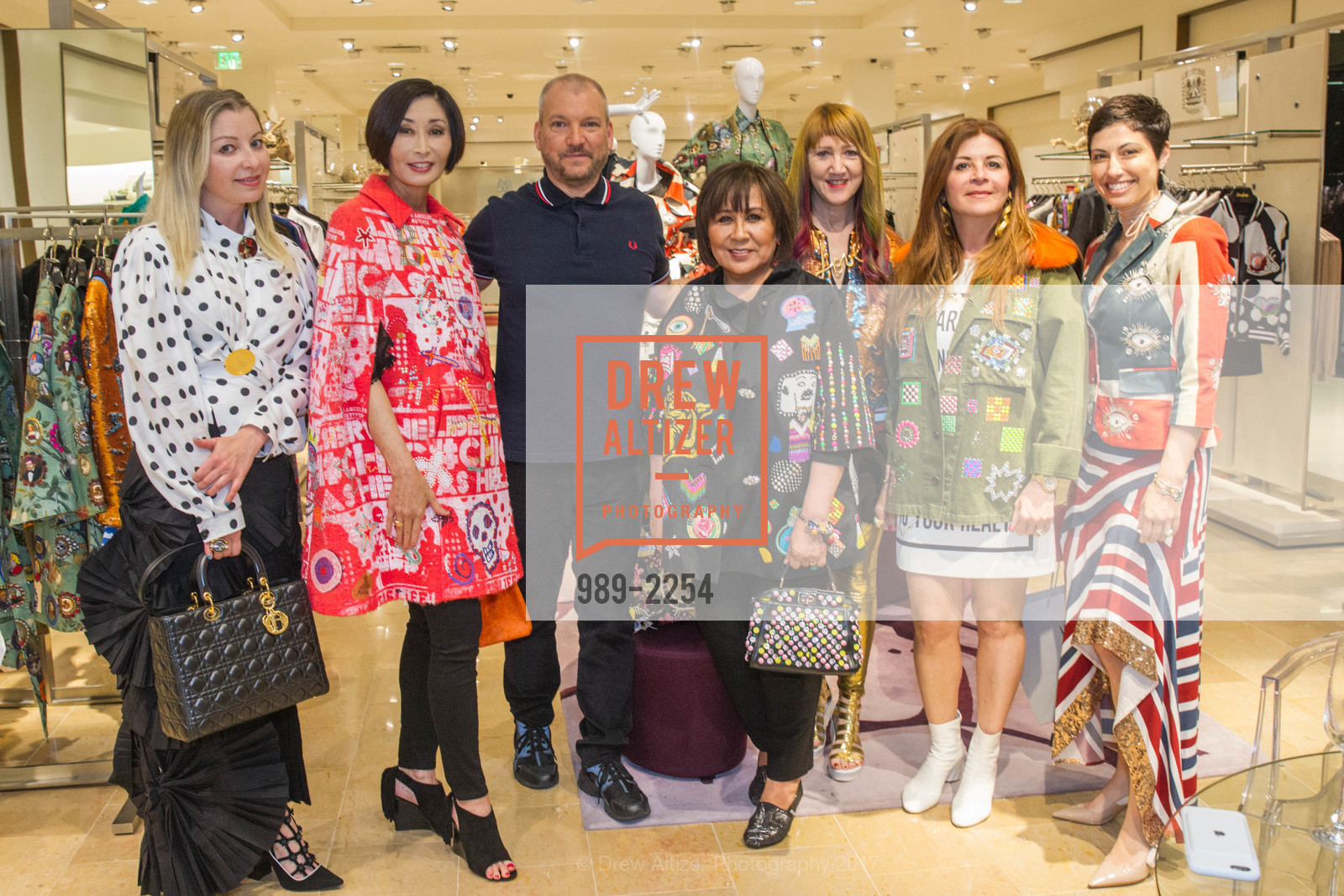 Sonya Molodetskaya, Yurie Pascarella, Jonathan Harding, Frances Snyder, Julienne Weston, Farah Makras, Chrisa Pappas, Johnson Hartig/Libertine Personal Appearance Luncheon at Neiman Marcus, Neiman Marcus. 150 Stockton St, May 23rd, 2017, Photo #989-2254 Sonya Molodetskaya, Yurie Pascarella, Jonathan Harding, Frances Snyder, Julienne Weston, Farah Makras, Chrisa Pappas, Photo #989-2254