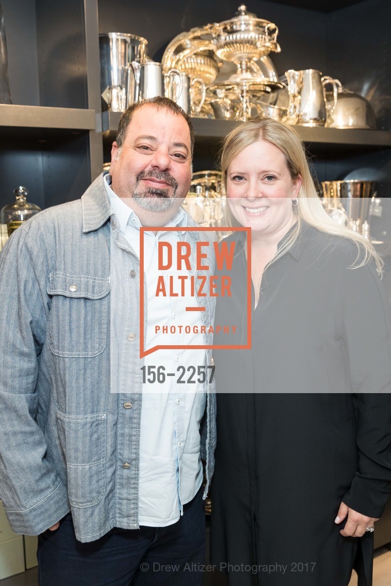 Chuck Totah, Amber Horton, Hudson Grace Book Signing - Nick Voulgaris III and Douglas Friedman "The Seadside House: Living on the Water", Hudson Grace. 3350 Sacramento Street, May 22nd, 2017, Photo #156-2257 Chuck Totah, Amber Horton, Photo #156-2257