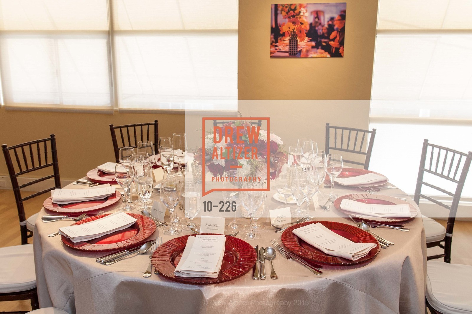 Atmosphere, Gucci & Vogue Dinner, McCalls Catering & Events. McCalls Catering & Events, . 2720 Seventeenth Street, August 11th, 2015, Photo #10-226 Atmosphere, Photo #10-226