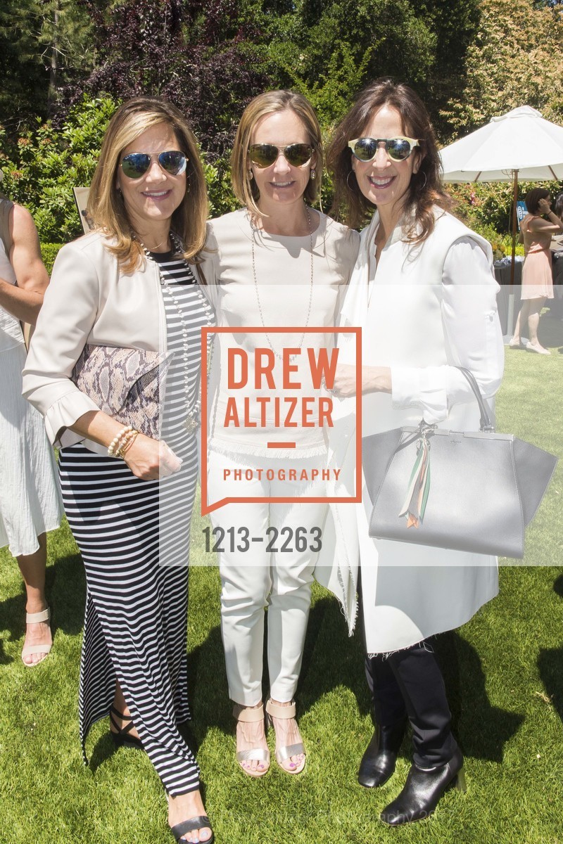 Linda MacDonald, Amy Burnett, Jessica Weil, The Representation Project In Conversation with Jennifer Siebel Newsom Luncheon, Private Residence. Woodside, CA, May 23rd, 2017, Photo #1213-2263 Linda MacDonald, Amy Burnett, Jessica Weil, Photo #1213-2263