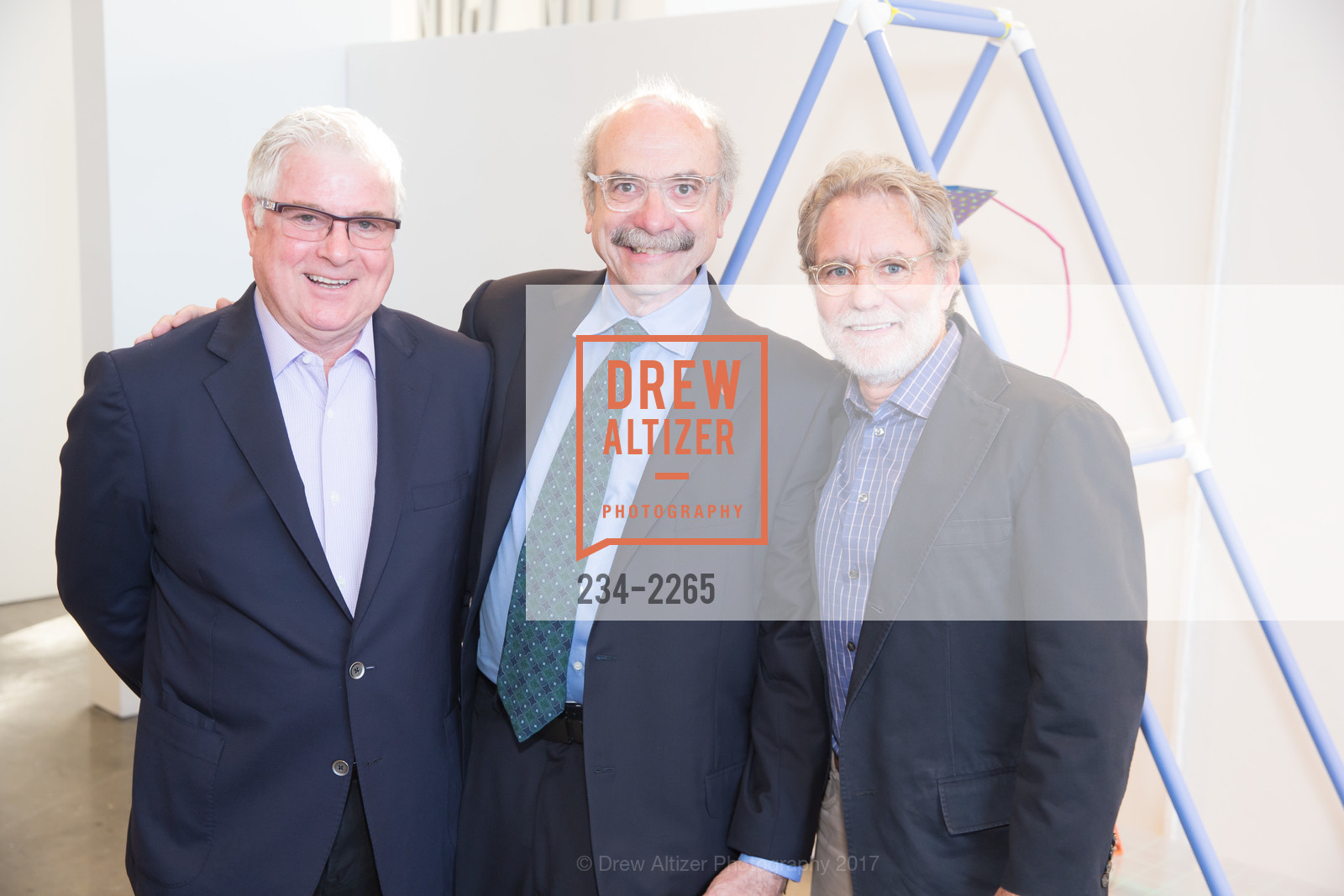 Rob Kuhling, David Kelley, Dennis Boyle, CCA Gala honoring David Kelley, California College of the Arts, May 23rd, 2017, Photo #234-2265 Rob Kuhling, David Kelley, Dennis Boyle, Photo #234-2265