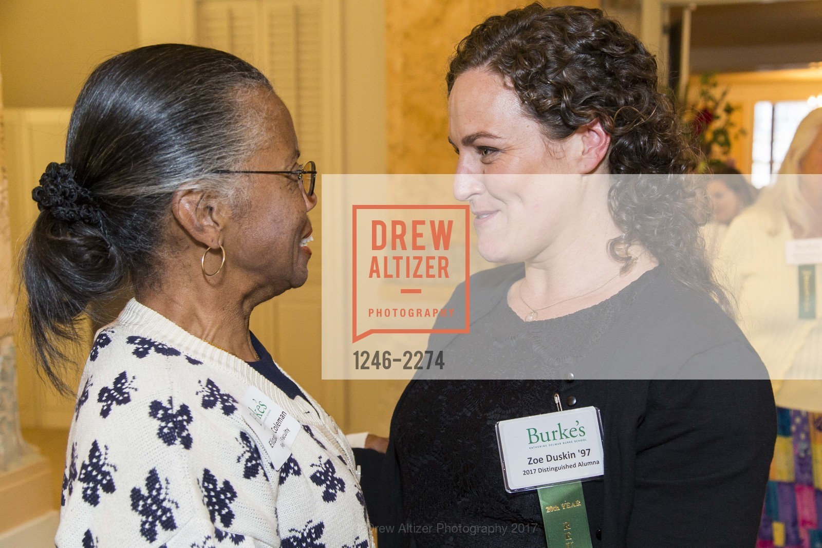 Elizabeth Coleman, Zoe Duskin, Burke's Alumnae Luncheon 2017, The Metropolitan Club, June 2nd, 2017, Photo #1246-2274 Elizabeth Coleman, Zoe Duskin, Photo #1246-2274