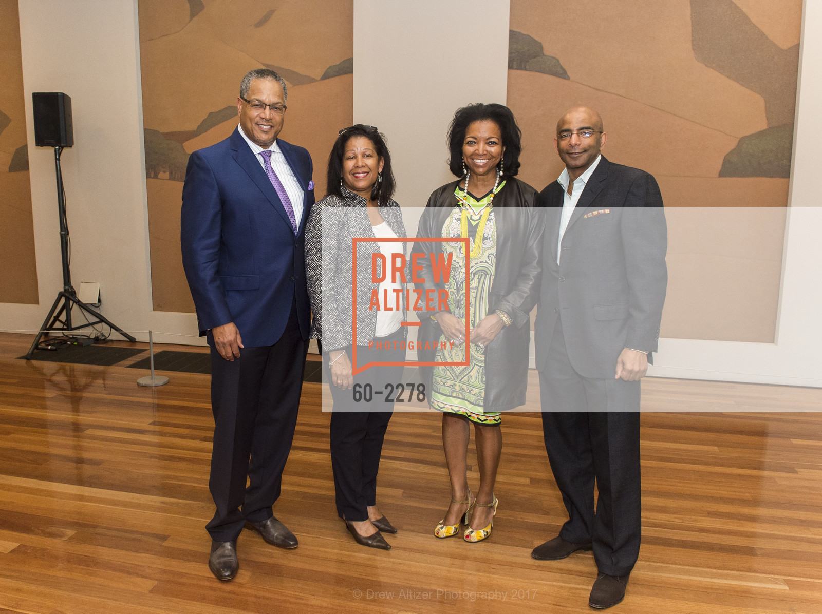 Timothy Alan Simon, Kimberly Brandon, Denise Bradley Tyson, Steve Bowdry, Revelations Donor Reception at the de Young, de Young Museum, June 2nd, 2017, Photo #60-2278 Timothy Alan Simon, Kimberly Brandon, Denise Bradley Tyson, Steve Bowdry, Photo #60-2278
