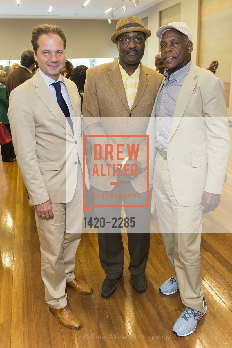 Max Hollein, Delroy Lindo, Danny Glover, 'Revelations' Reception Hosted by LINKS, San Francisco, April 11th, 2018, Photo #1420-2285 Max Hollein, Delroy Lindo, Danny Glover, Photo #1420-2285
