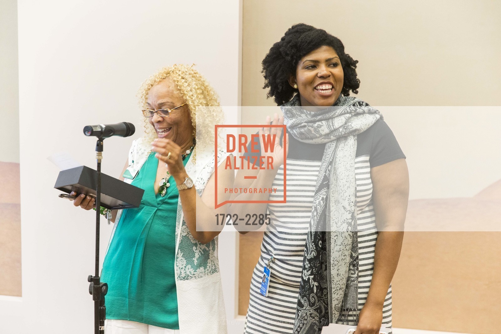 Valata Jenkins Monroe, Tina Wiley, 'Revelations' Reception Hosted by LINKS, de Young Museum, June 3rd, 2017, Photo #1722-2285 Valata Jenkins Monroe, Tina Wiley, Photo #1722-2285