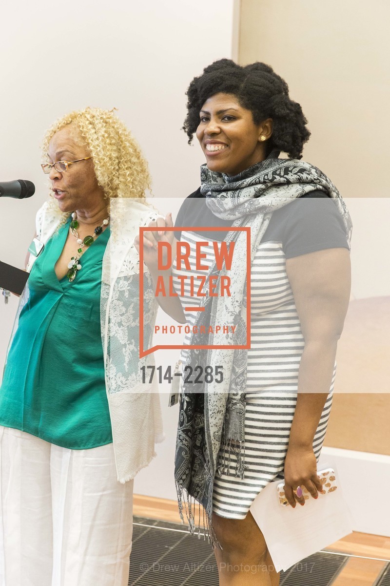 Valata Jenkins Monroe, Tina Wiley, 'Revelations' Reception Hosted by LINKS, de Young Museum, June 3rd, 2017, Photo #1714-2285 Valata Jenkins Monroe, Tina Wiley, Photo #1714-2285