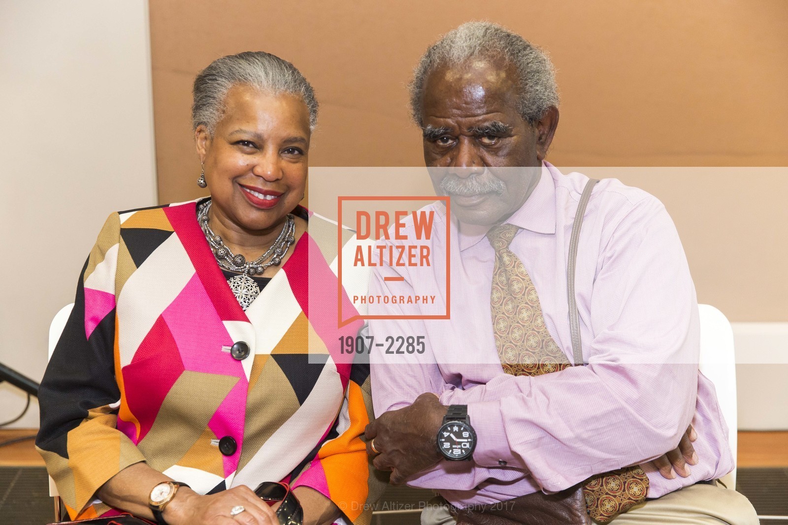 Francee Covington, William Moore, 'Revelations' Reception Hosted by LINKS, de Young Museum, June 3rd, 2017, Photo #1907-2285 Francee Covington, William Moore, Photo #1907-2285