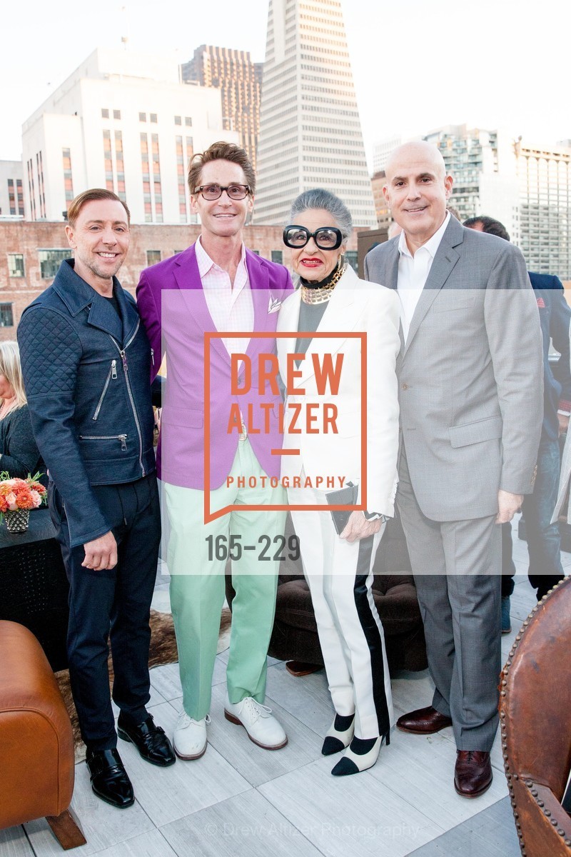 Mark Rhoades, Ted Hiscox, Joy Venturini Bianchi, Larry Block, Ken Fulk Collection Arrival Party At The Battery, Battery. 717 Battery St, August 12th, 2015,Drew Altizer, Drew Altizer Photography, full-service agency, private events, San Francisco photographer, photographer california