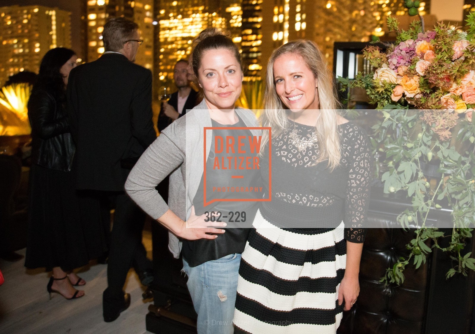 Caitlin Friel, Kelly McGonigle, Ken Fulk Collection Arrival Party At The Battery, Battery. 717 Battery St, August 12th, 2015
