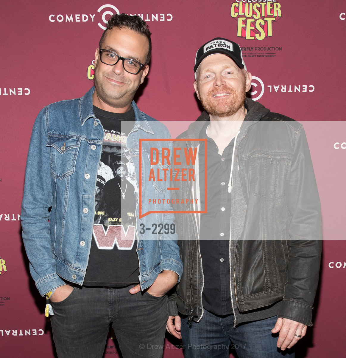 Joe DeRosa, Bill Burr, COLOSSAL CLUSTERFEST After Party at Dirty Water, Dirty Water. 1355 Market Street, June 4th, 2017, Photo #3-2299 Joe DeRosa, Bill Burr, Photo #3-2299