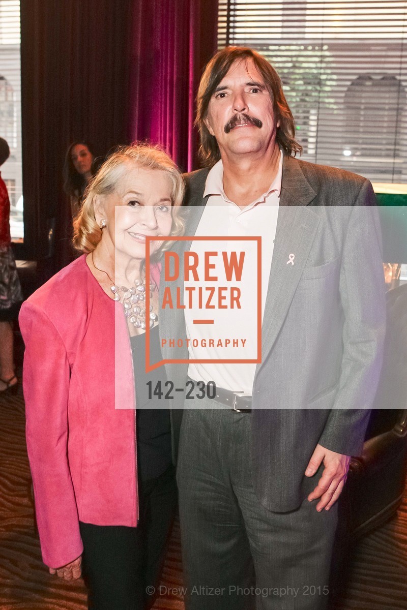 Irene Bechtel, John Rosin, Gucci & Vogue Dinner, Clift, Velvet Room. Clift, Velvet Room. 495 Geary St, August 13th, 2015, Photo #142-230 Irene Bechtel, John Rosin, Photo #142-230