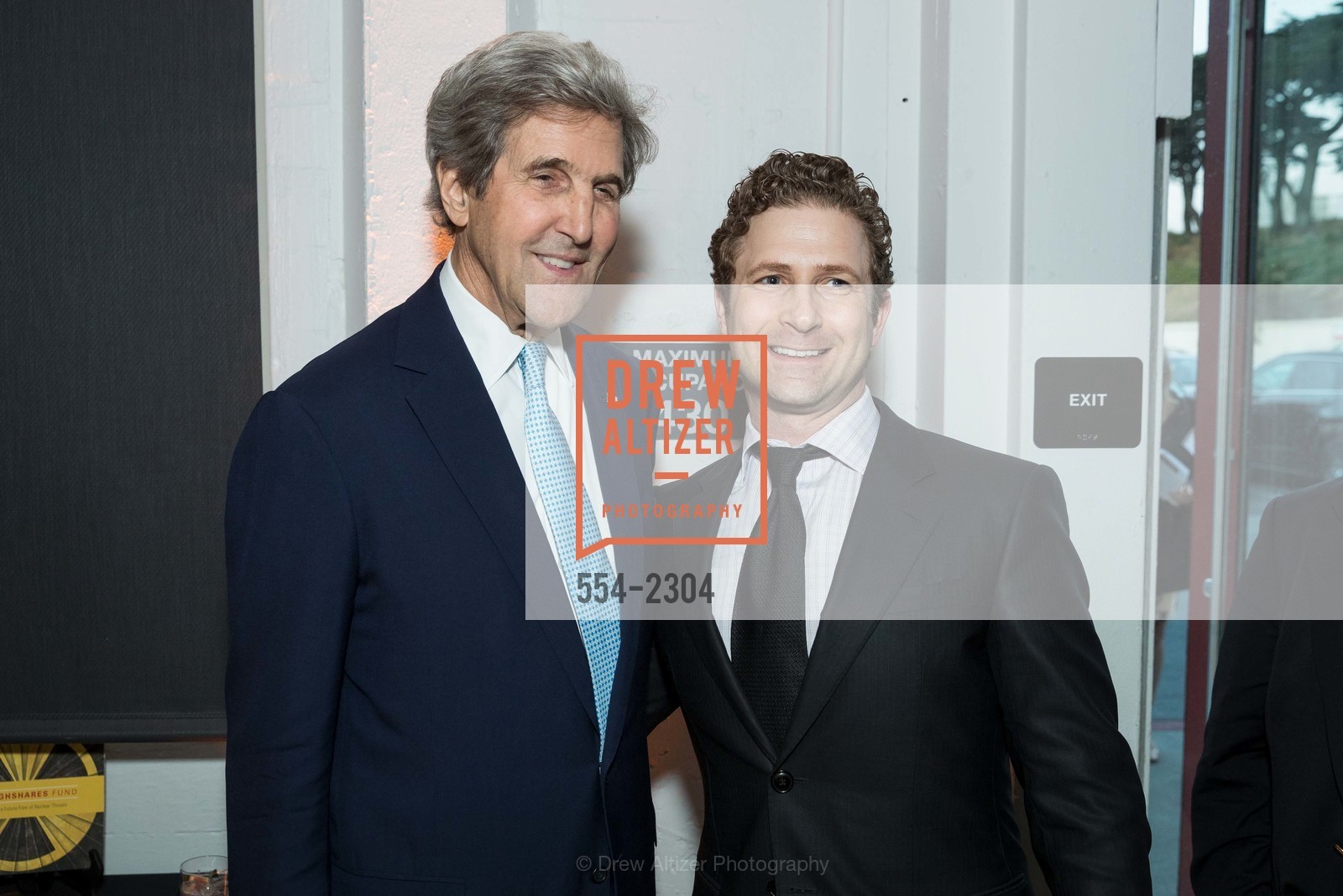 John Kerry, Dean Fealk, Ploughshares Fund Gala 2017, Fort Mason. 308 Landmark Building A, Photo #554-2304 John Kerry, Dean Fealk, Photo #554-2304