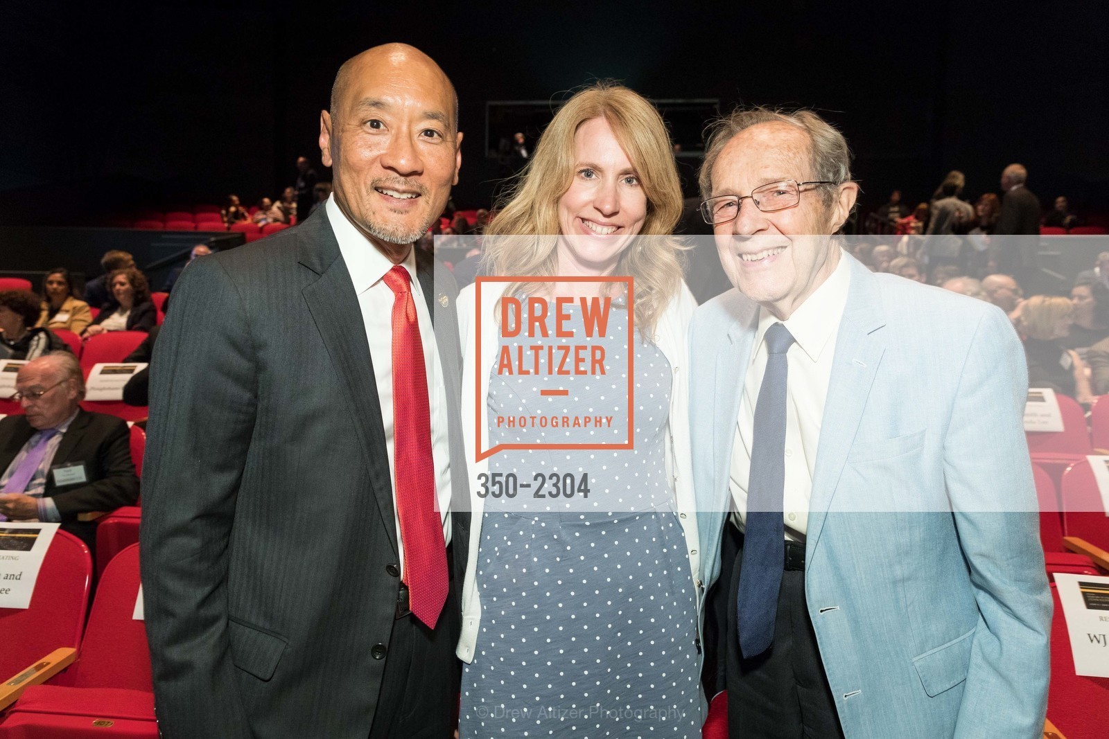 Philip Yun, Melissa Millsaps, William Perry, Ploughshares Fund Gala 2017, Fort Mason. 308 Landmark Building A, Photo #350-2304 Philip Yun, Melissa Millsaps, William Perry, Photo #350-2304
