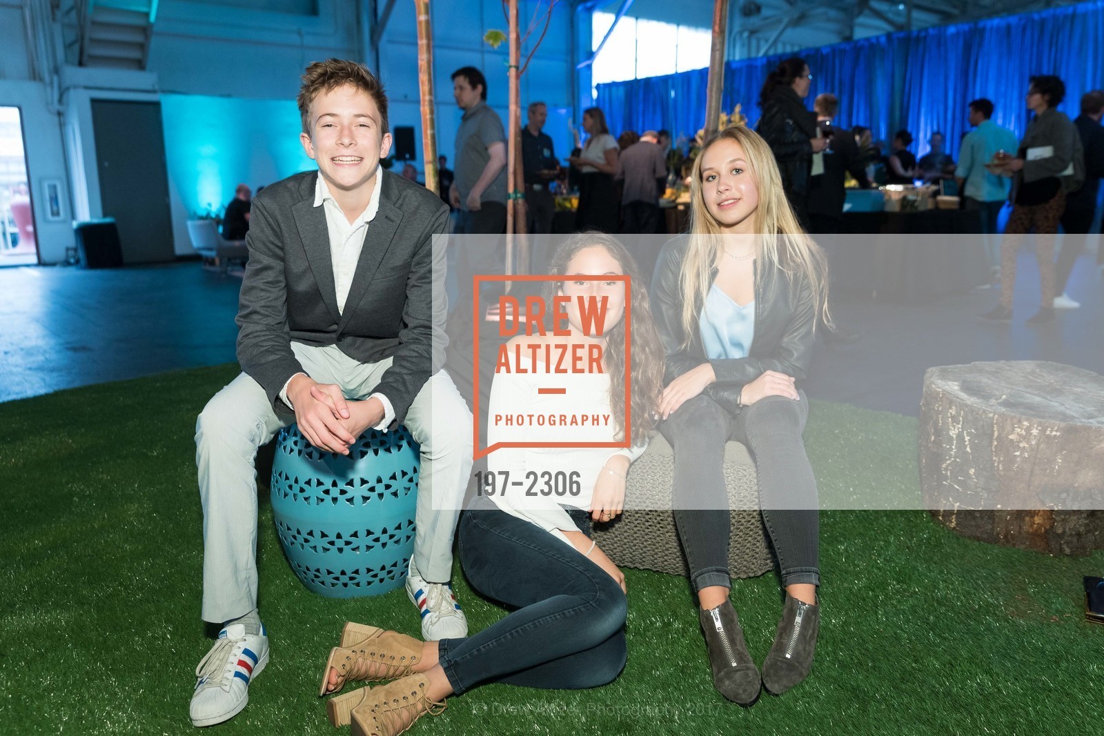 Jasper Schutt, Mary Grace Simon, Jocelyn Shilakes, Headlands Benefit Art Auction 2017, Fort Mason. 2 Marina Blvd. SF, California 94123, June 7th, 2017, Photo #197-2306 Jasper Schutt, Mary Grace Simon, Jocelyn Shilakes, Photo #197-2306