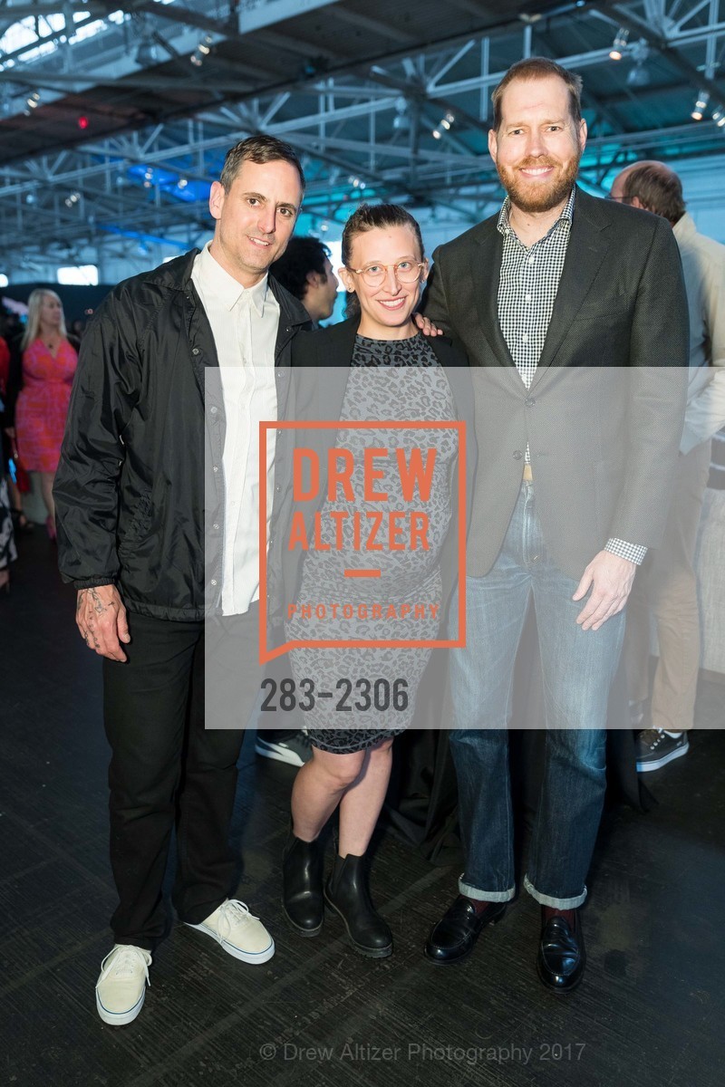 Bob Linder, Davina Semo, Jim Abraham, Headlands Benefit Art Auction 2017, Fort Mason. 2 Marina Blvd. SF, California 94123, June 7th, 2017, Photo #283-2306 Bob Linder, Davina Semo, Jim Abraham, Photo #283-2306
