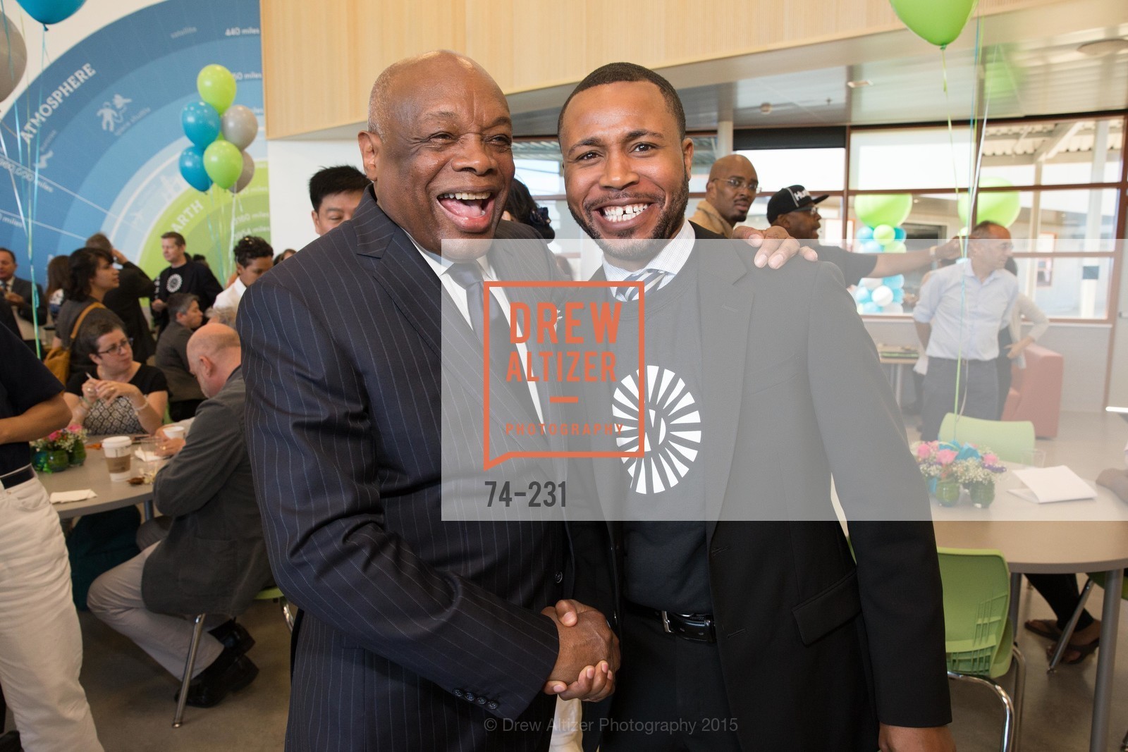 Willie Brown, Demetrius Hobson, Willie L. Brown Middle School Ribbon Cutting Ceremony, Willie L. Brown Middle School. 2055 Silver Avenue, August 13th, 2015,Drew Altizer, Drew Altizer Photography, full-service agency, private events, San Francisco photographer, photographer california