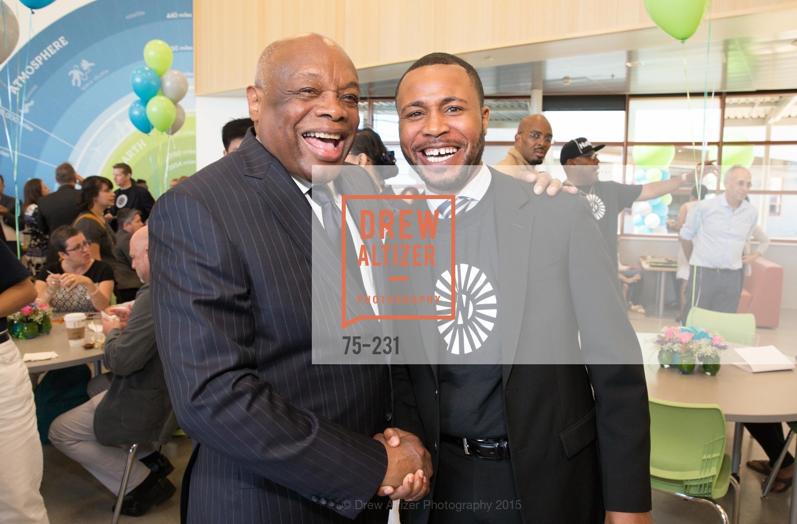Willie Brown, Demetrius Hobson, Willie L. Brown Middle School Ribbon Cutting Ceremony, Willie L. Brown Middle School. 2055 Silver Avenue, August 13th, 2015,Drew Altizer, Drew Altizer Photography, full-service agency, private events, San Francisco photographer, photographer california
