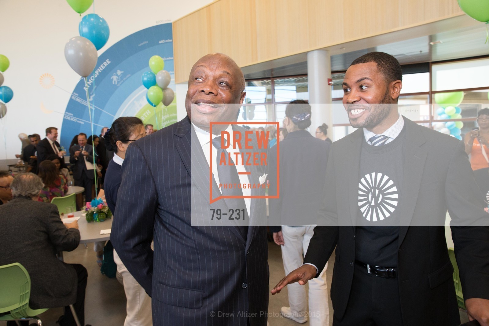 Willie Brown, Demetrius Hobson, Gucci & Vogue Dinner, Willie L. Brown Middle School. Willie L. Brown Middle School, . 2055 Silver Avenue, August 13th, 2015, Photo #79-231 Willie Brown, Demetrius Hobson, Photo #79-231