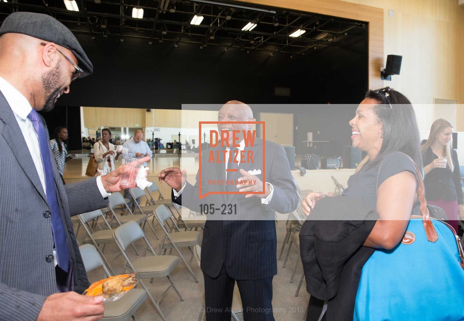 Theo Miller, Willie Brown, Cheryl Brown, Gucci & Vogue Dinner, Willie L. Brown Middle School. Willie L. Brown Middle School, . 2055 Silver Avenue, August 13th, 2015, Photo #105-231 Theo Miller, Willie Brown, Cheryl Brown, Photo #105-231