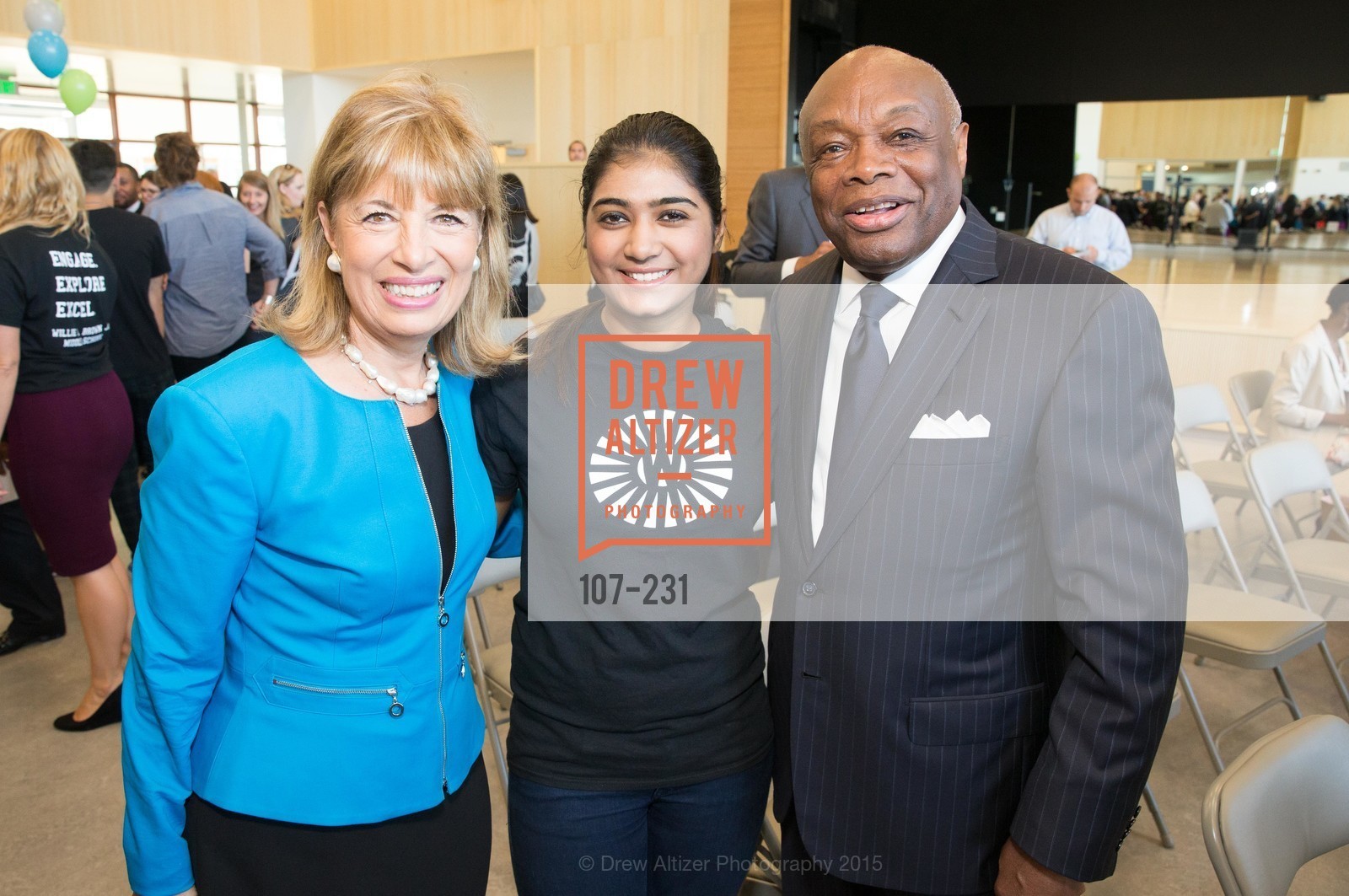 Jackie Speier, Willie Brown, Gucci & Vogue Dinner, Willie L. Brown Middle School. Willie L. Brown Middle School, . 2055 Silver Avenue, August 13th, 2015, Photo #107-231 Jackie Speier, Willie Brown, Photo #107-231