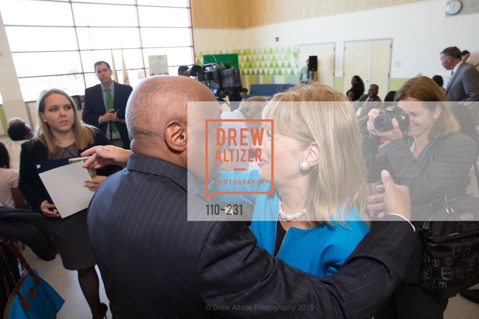 Jackie Speier, Willie Brown, Gucci & Vogue Dinner, Willie L. Brown Middle School. Willie L. Brown Middle School, . 2055 Silver Avenue, August 13th, 2015, Photo #110-231 Jackie Speier, Willie Brown, Photo #110-231