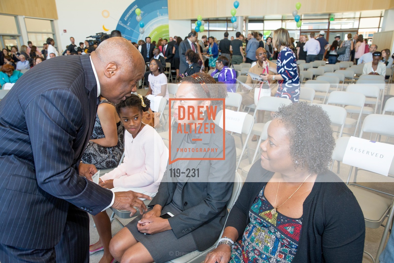 Willie Brown, Gucci & Vogue Dinner, Willie L. Brown Middle School. Willie L. Brown Middle School, . 2055 Silver Avenue, August 13th, 2015, Photo #119-231 Willie Brown, Photo #119-231