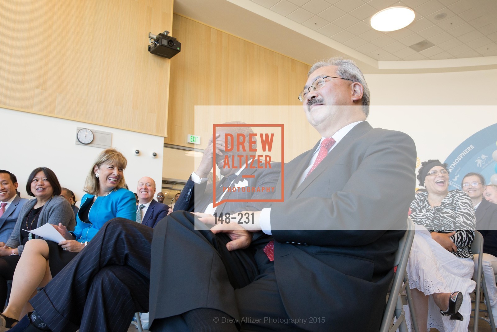 Jackie Speier, Willie Brown, Ed Lee, Willie L. Brown Middle School Ribbon Cutting Ceremony, Willie L. Brown Middle School. 2055 Silver Avenue, August 13th, 2015
