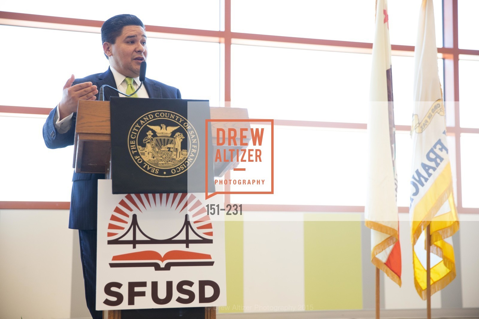 Richard Carranza, Willie L. Brown Middle School Ribbon Cutting Ceremony, Willie L. Brown Middle School. 2055 Silver Avenue, August 13th, 2015,Drew Altizer, Drew Altizer Photography, full-service agency, private events, San Francisco photographer, photographer california