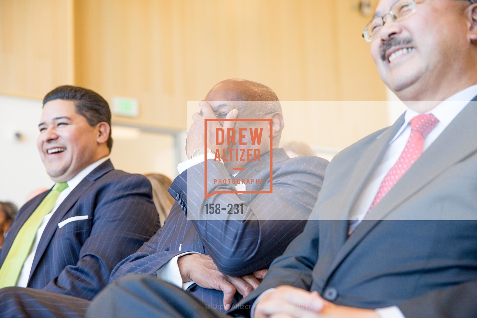 Richard Carranza, Willie Brown, Gucci & Vogue Dinner, Willie L. Brown Middle School. Willie L. Brown Middle School, . 2055 Silver Avenue, August 13th, 2015, Photo #158-231 Richard Carranza, Willie Brown, Photo #158-231