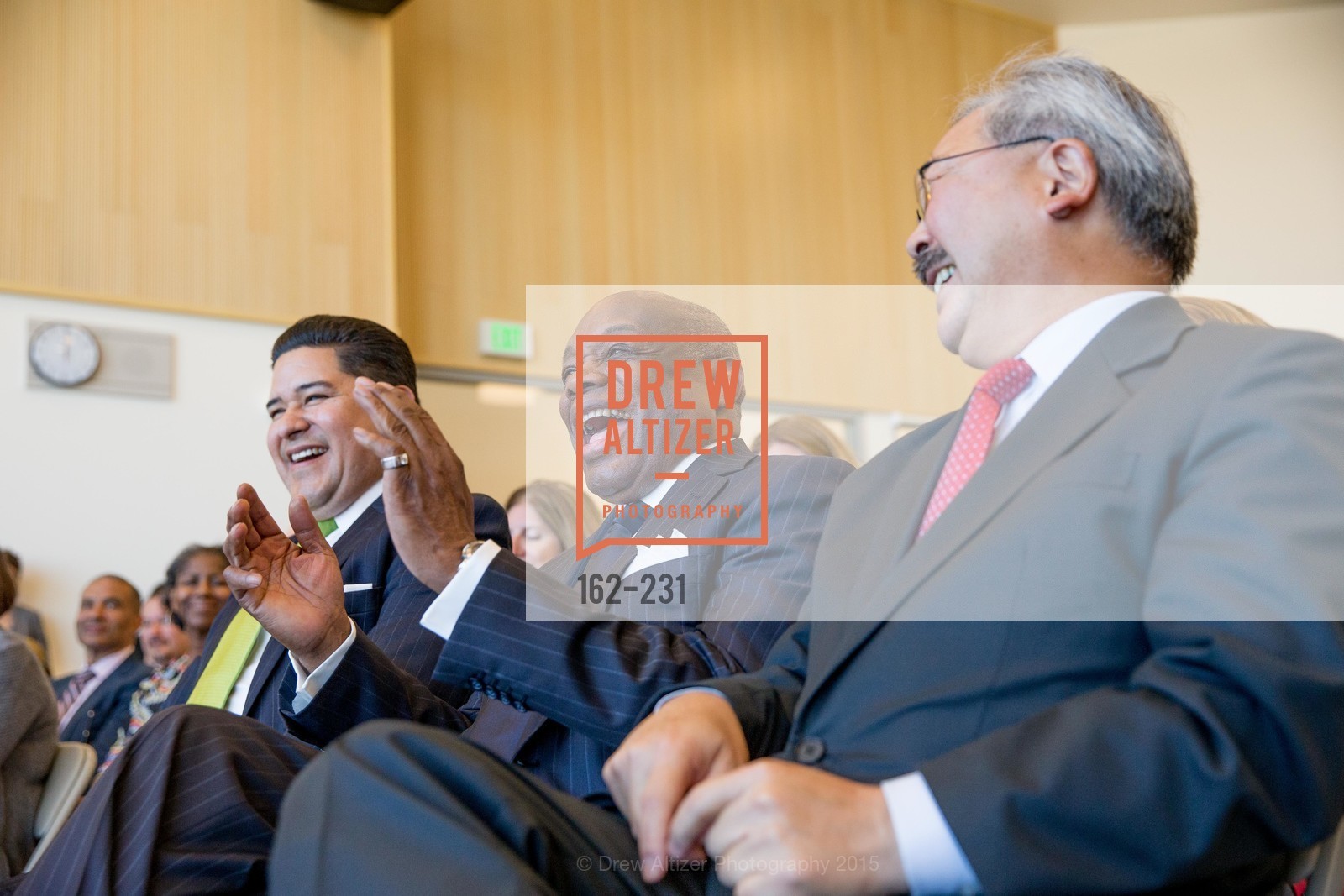 Richard Carranza, Willie Brown, Ed Lee, Willie L. Brown Middle School Ribbon Cutting Ceremony, Willie L. Brown Middle School. 2055 Silver Avenue, August 13th, 2015,Drew Altizer, Drew Altizer Photography, full-service agency, private events, San Francisco photographer, photographer california