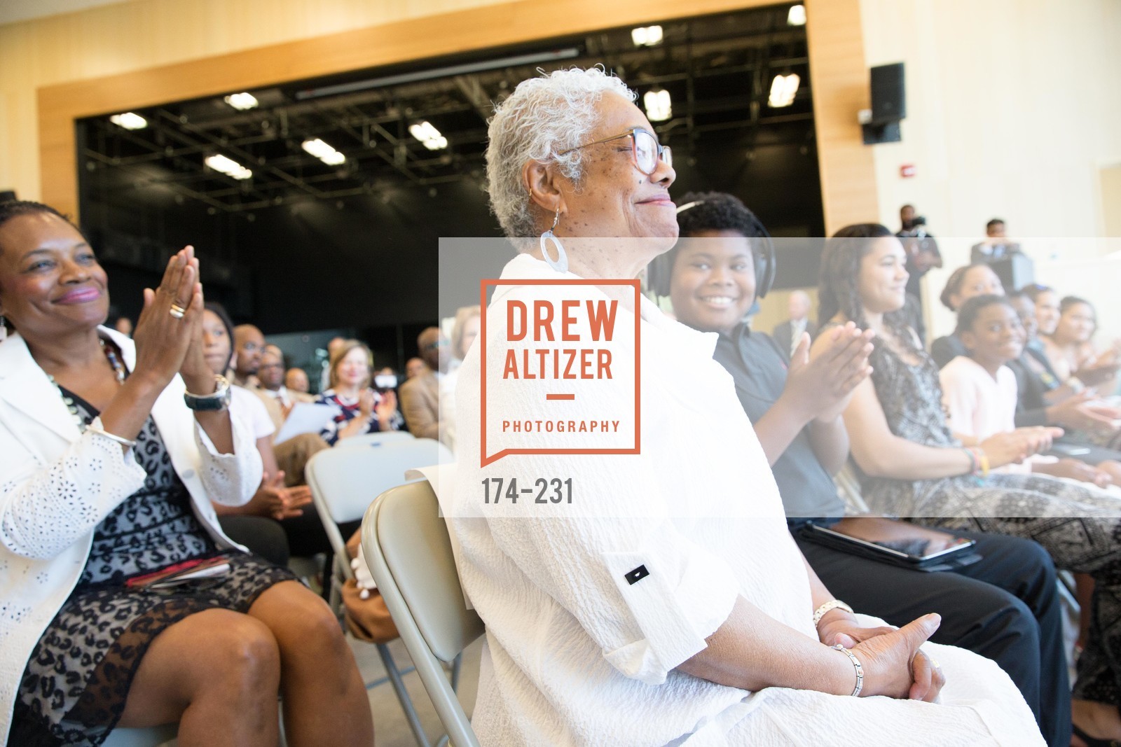 Blanche Brown at Willie L. Brown Middle School Ribbon Cutting Ceremony