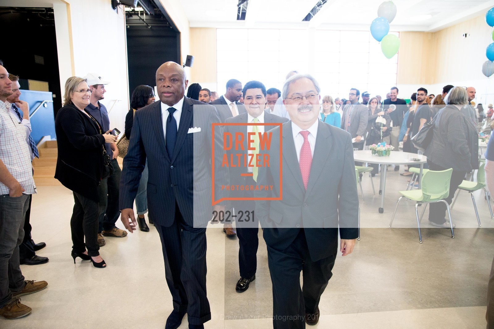 Willie Brown, Ed Lee, Gucci & Vogue Dinner, Willie L. Brown Middle School. Willie L. Brown Middle School, . 2055 Silver Avenue, December 12th, 2017, Photo #202-231 Willie Brown, Ed Lee, Photo #202-231