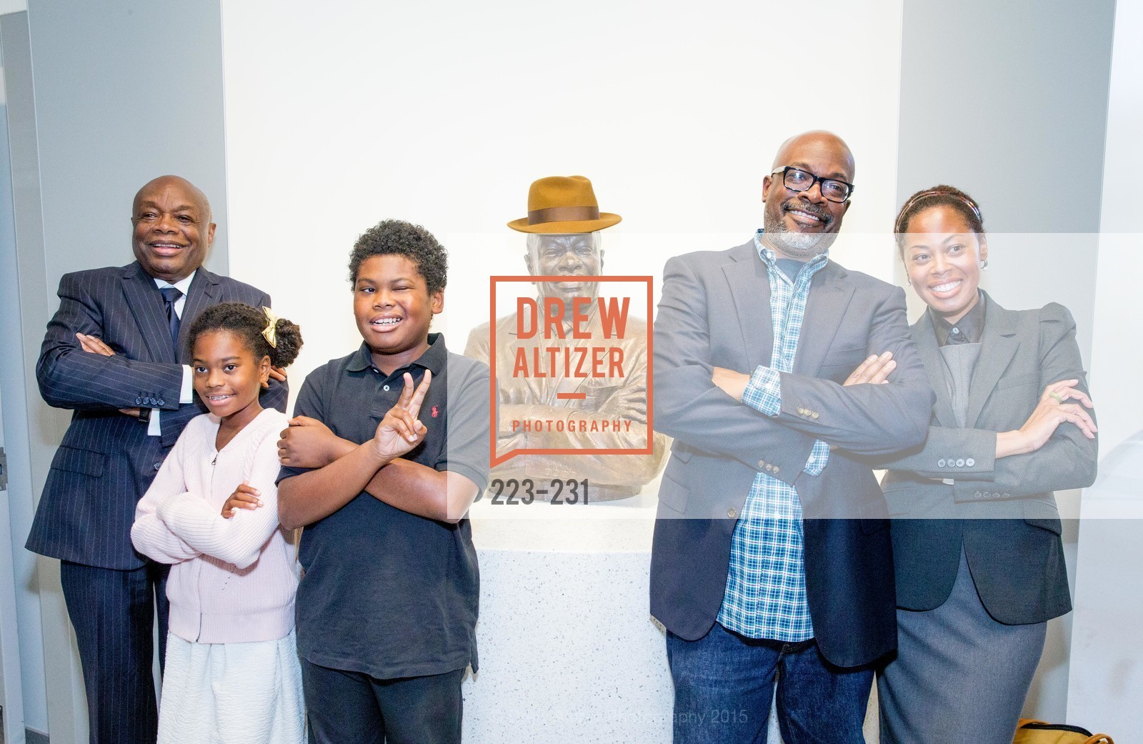 Willie Brown, Matea Brown, Lordes, Michael Brown, Isabelle Brown, Willie L. Brown Middle School Ribbon Cutting Ceremony, Willie L. Brown Middle School. 2055 Silver Avenue, August 13th, 2015,Drew Altizer, Drew Altizer Photography, full-service agency, private events, San Francisco photographer, photographer california
