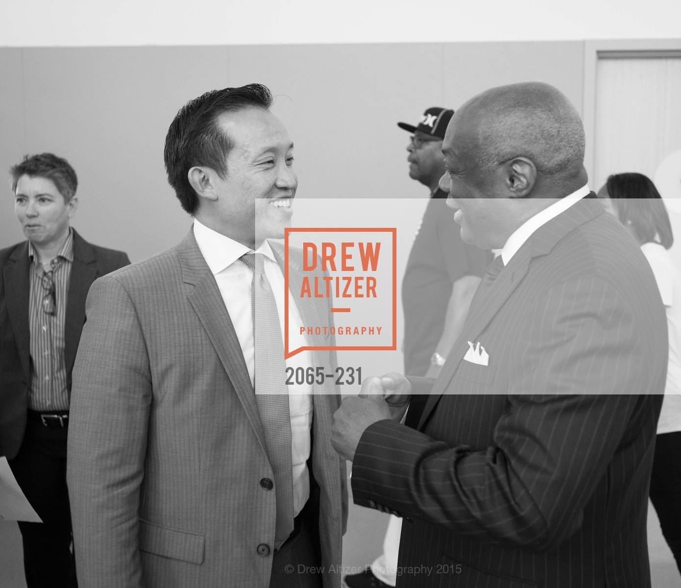 David Chu, Willie Brown, Gucci & Vogue Dinner, Willie L. Brown Middle School. Willie L. Brown Middle School, . 2055 Silver Avenue, August 14th, 2015, Photo #2065-231 David Chu, Willie Brown, Photo #2065-231