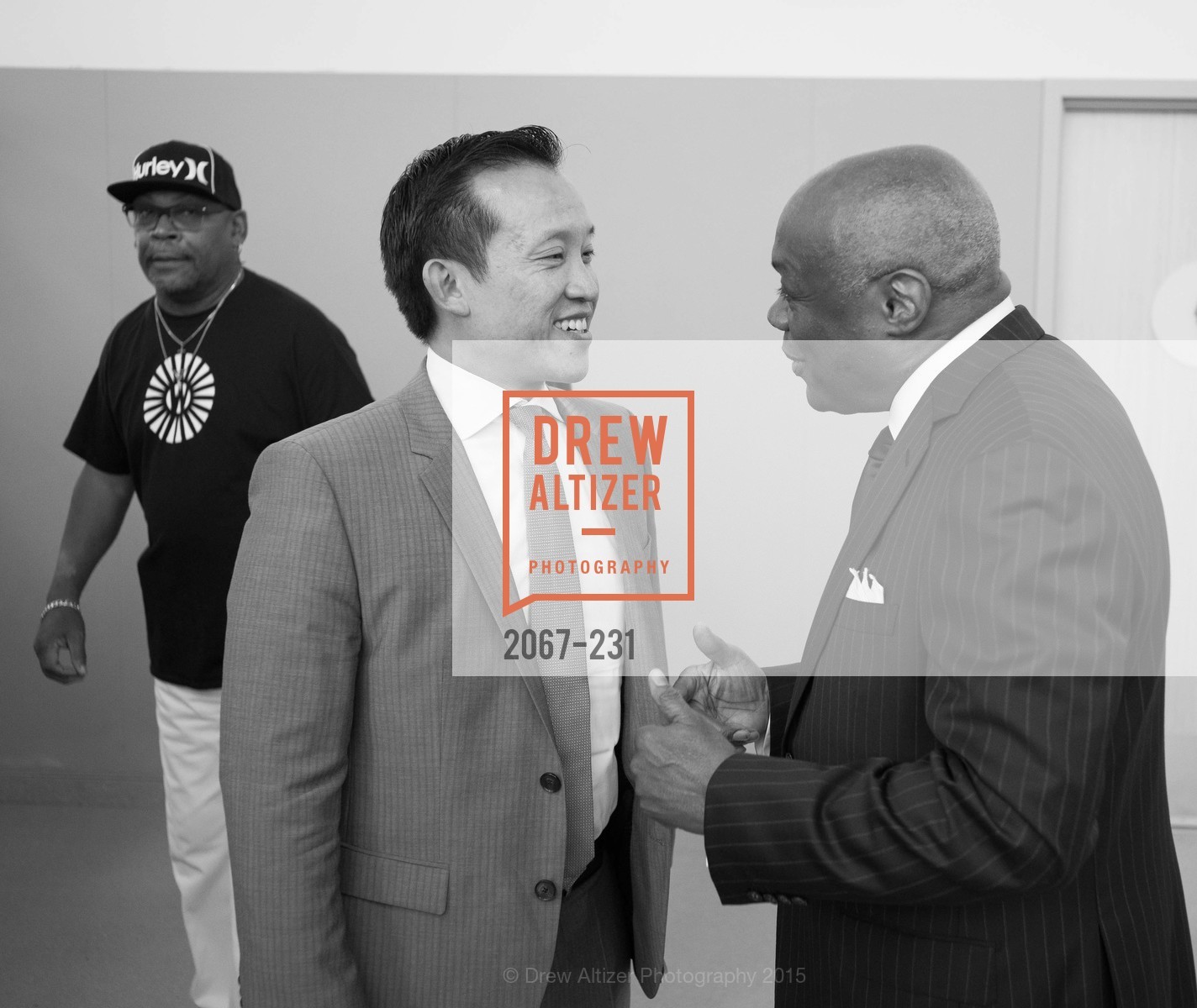 David Chu, Willie Brown, Gucci & Vogue Dinner, Willie L. Brown Middle School. Willie L. Brown Middle School, . 2055 Silver Avenue, August 14th, 2015, Photo #2067-231 David Chu, Willie Brown, Photo #2067-231