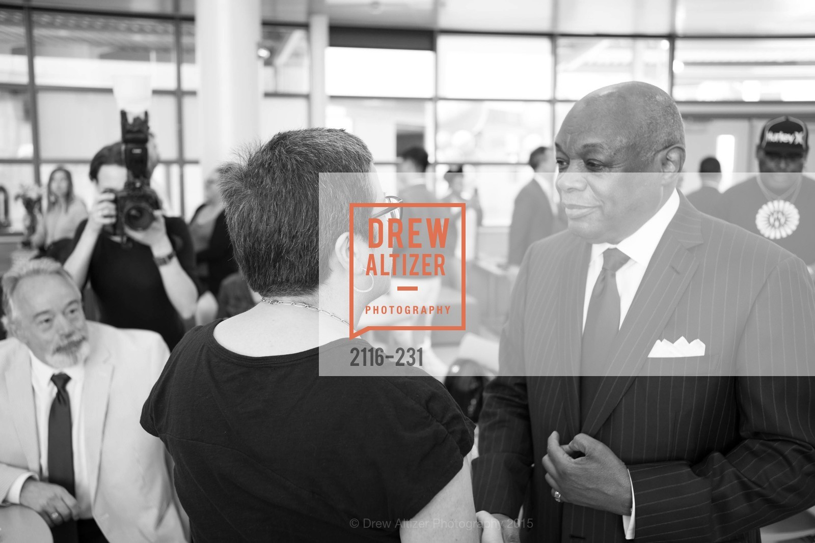 Willie Brown, Gucci & Vogue Dinner, Willie L. Brown Middle School. Willie L. Brown Middle School, . 2055 Silver Avenue, August 14th, 2015, Photo #2116-231 Willie Brown, Photo #2116-231