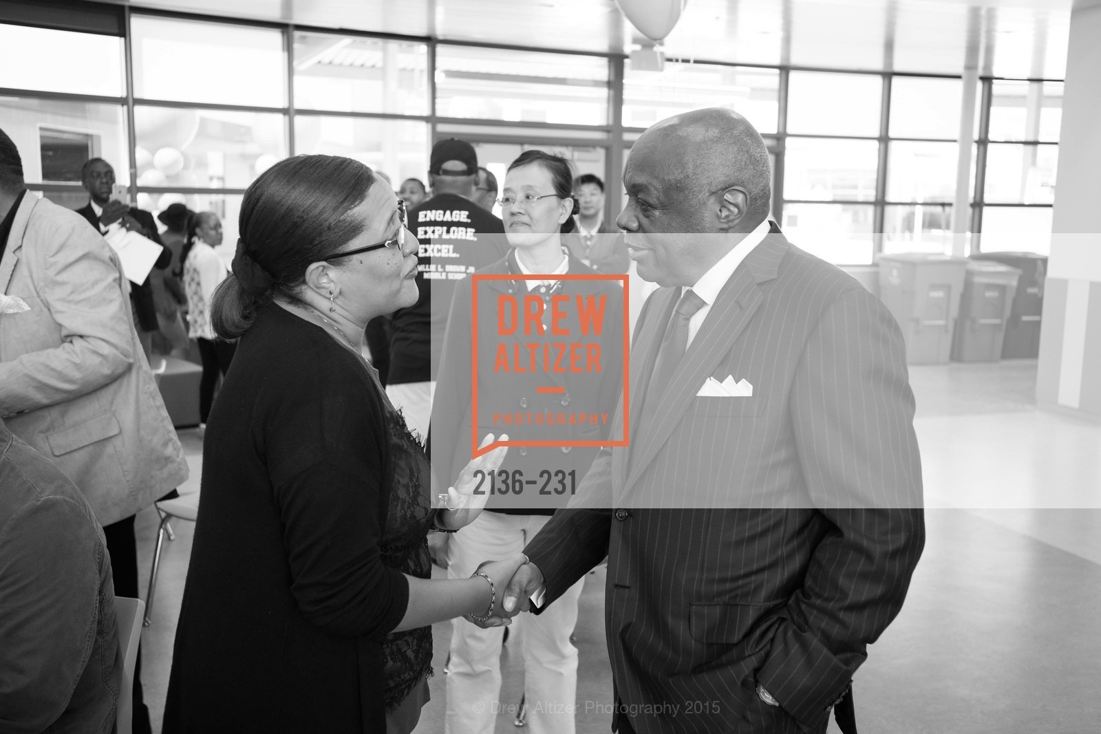 Willie Brown, Gucci & Vogue Dinner, Willie L. Brown Middle School. Willie L. Brown Middle School, . 2055 Silver Avenue, August 14th, 2015, Photo #2136-231 Willie Brown, Photo #2136-231