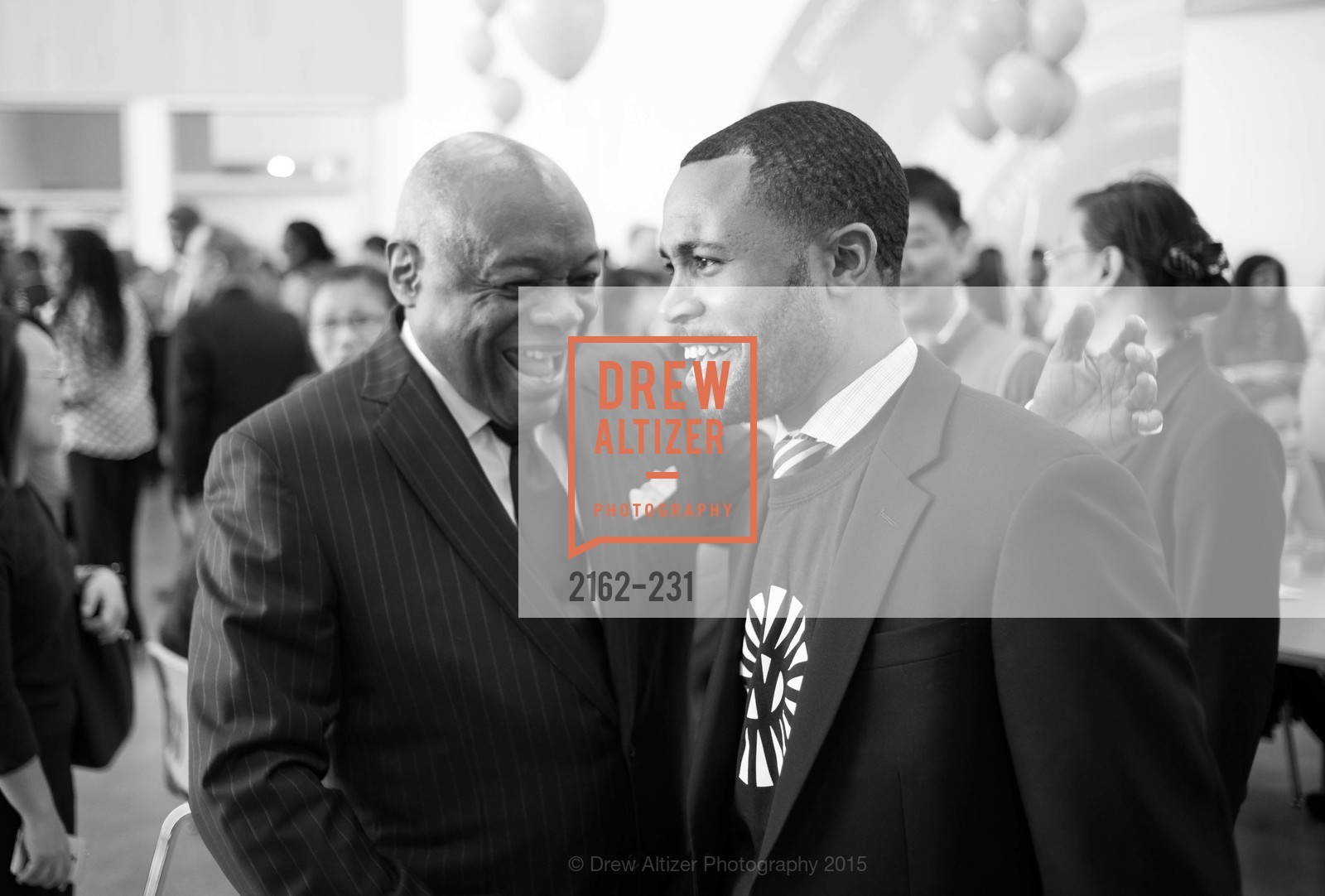 Willie Brown, Demetrius Hobson, Gucci & Vogue Dinner, Willie L. Brown Middle School. Willie L. Brown Middle School, . 2055 Silver Avenue, August 14th, 2015, Photo #2162-231 Willie Brown, Demetrius Hobson, Photo #2162-231