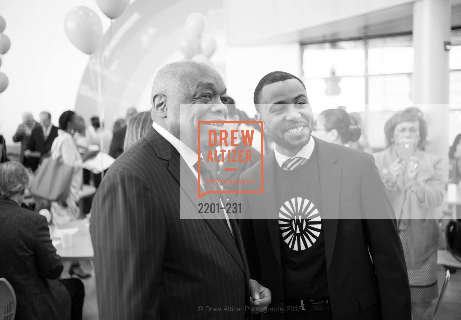 Willie Brown, Demetrius Hobson, Willie L. Brown Middle School Ribbon Cutting Ceremony, Willie L. Brown Middle School. 2055 Silver Avenue, August 13th, 2015,Drew Altizer, Drew Altizer Photography, full-service agency, private events, San Francisco photographer, photographer california
